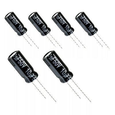 6 x Aluminum Electrolytic Capacitor 10uF 50V 5x11mm FR Radial Panasonic – EEU-FR1H100